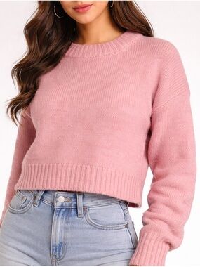 H&M Pink Crewneck Sweater
